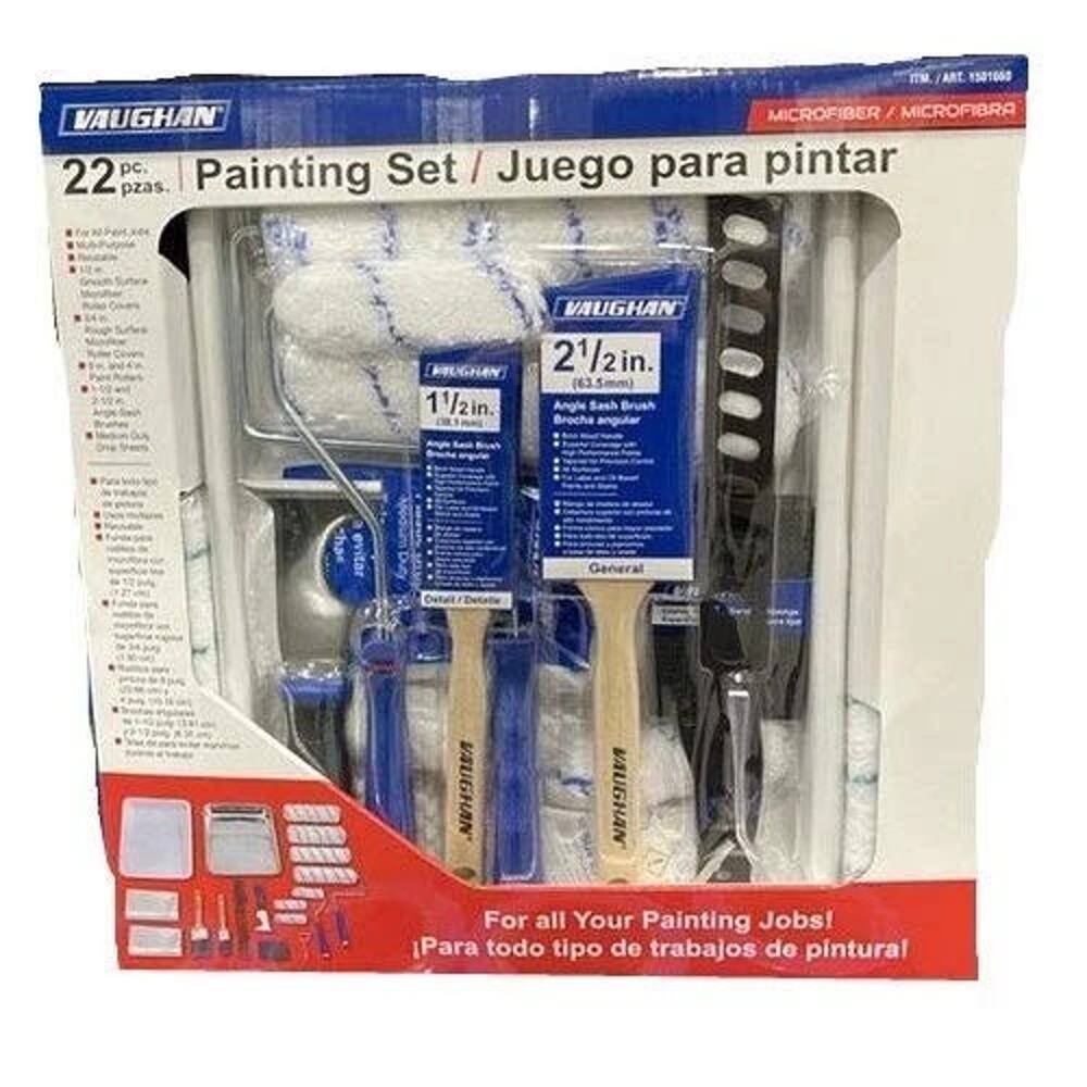 Vaughan 21 Piece Microfiber Painting Set Paint Kit 1510167 NEW OEM